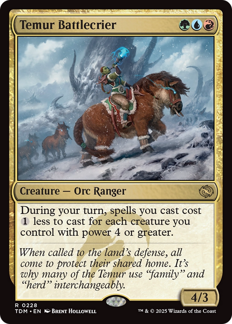 Temur Battlecrier [Tarkir: Dragonstorm] | GnG Games