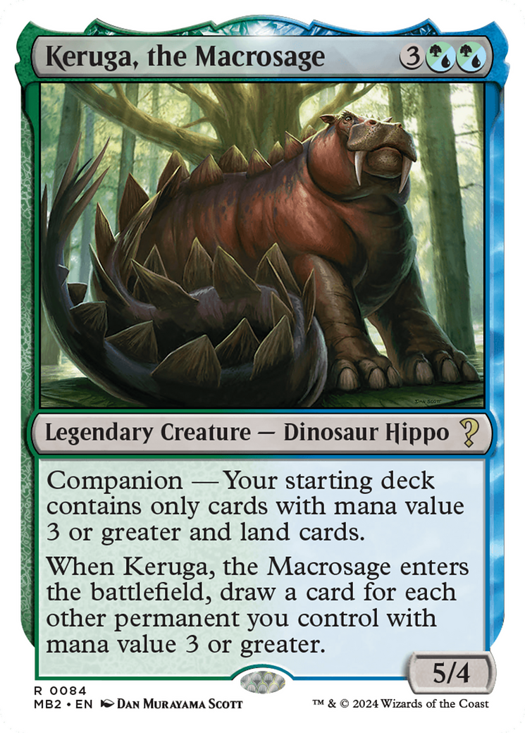 Keruga, the Macrosage (White Border) [Mystery Booster 2] | GnG Games