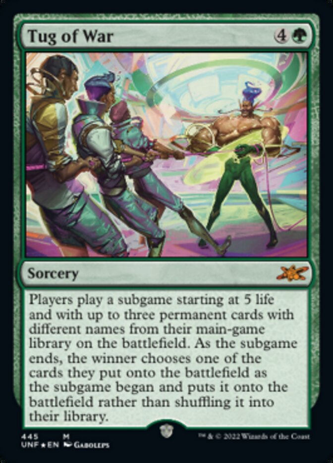 Tug of War (Galaxy Foil) [Unfinity] | GnG Games