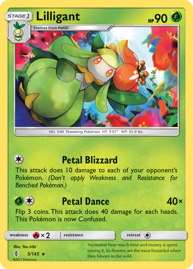 Lilligant (5/145) [Sun & Moon: Guardians Rising] | GnG Games