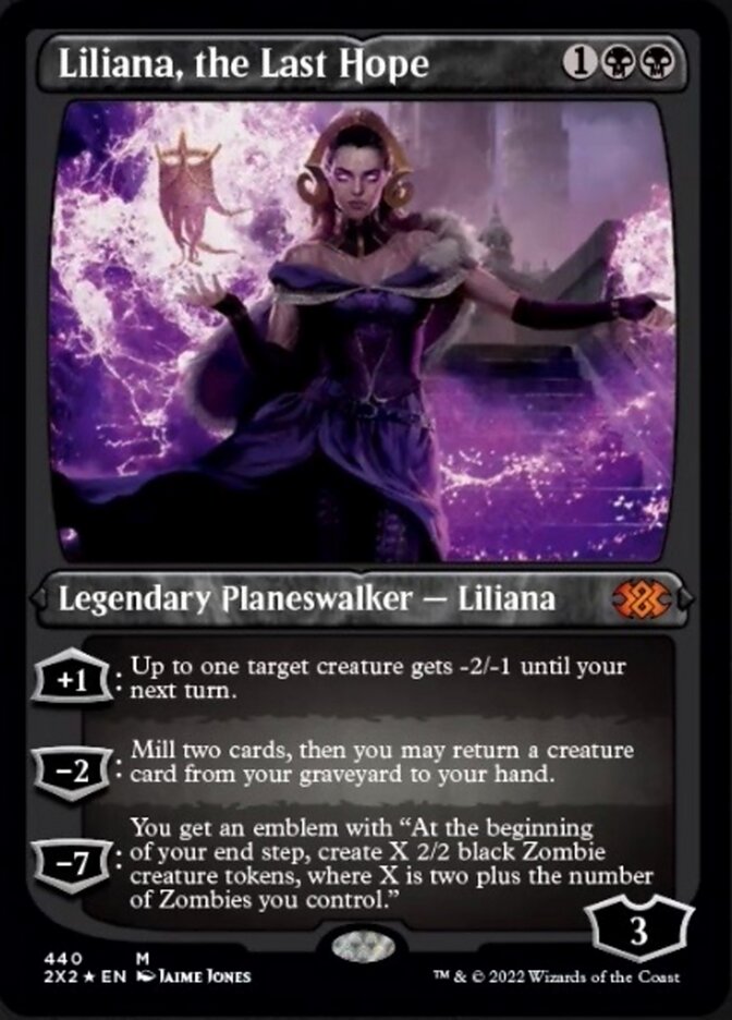 Liliana, the Last Hope (Foil Etched) [Double Masters 2022] | GnG Games