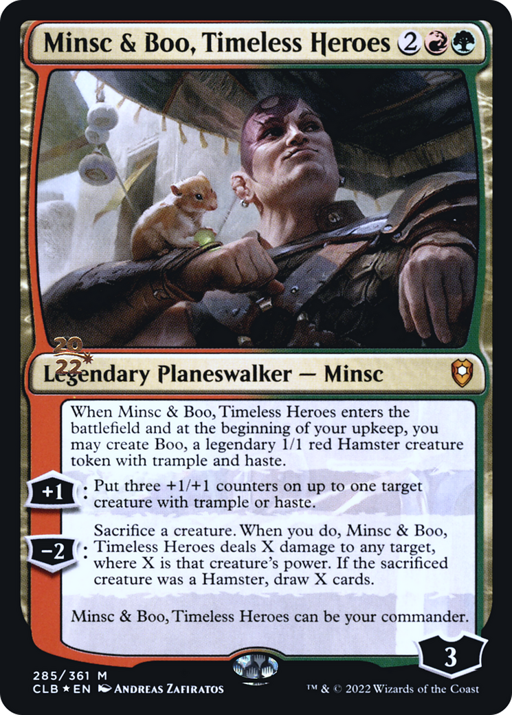 Minsc & Boo, Timeless Heroes (Promo Pack) [The Lost Caverns of Ixalan Promos] | GnG Games