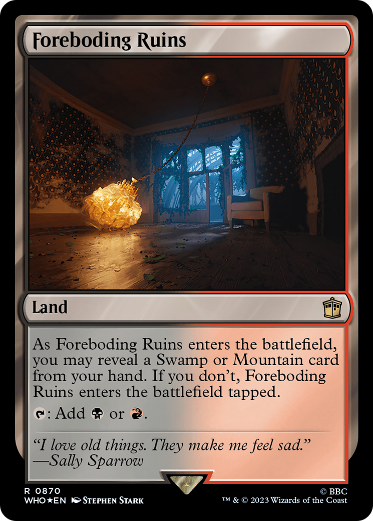 Foreboding Ruins (Surge Foil) [Doctor Who] | GnG Games