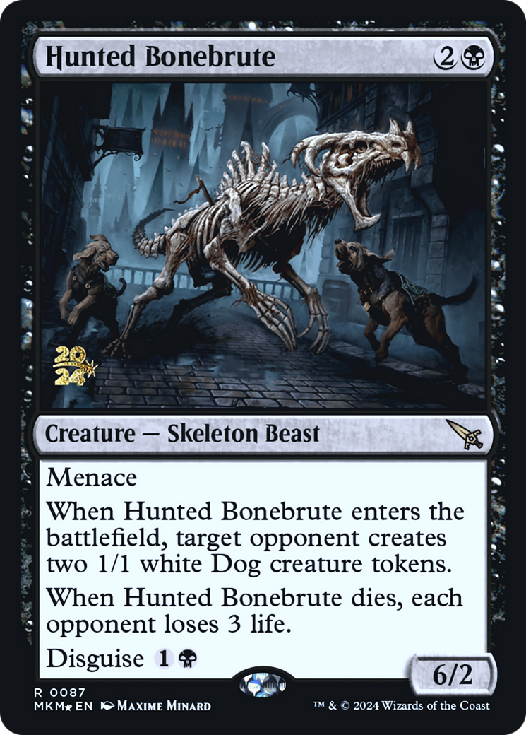 Hunted Bonebrute [Murders at Karlov Manor Prerelease Promos] | GnG Games