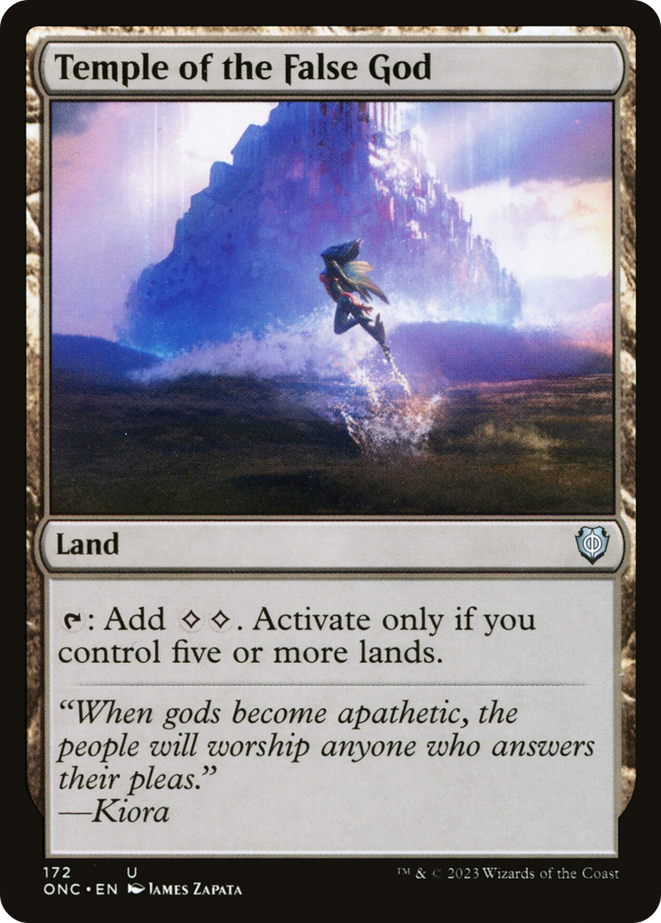 Temple of the False God [Phyrexia: All Will Be One Commander] | GnG Games