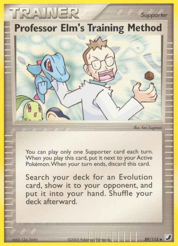 Professor Elm's Training Method (89/115) [EX: Unseen Forces] | GnG Games