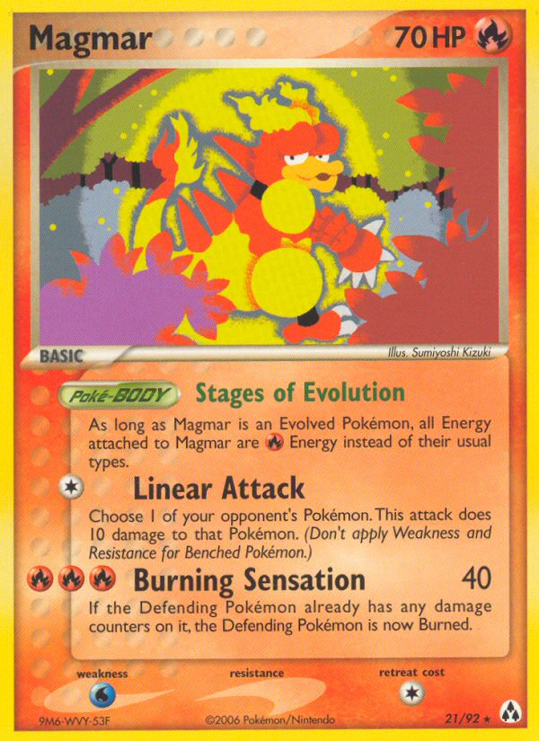 Magmar (21/92) [EX: Legend Maker] | GnG Games