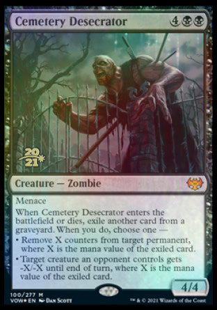 Cemetery Desecrator [Innistrad: Crimson Vow Prerelease Promos] | GnG Games