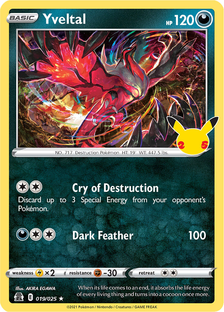 Yveltal (019/025) [Celebrations: 25th Anniversary] | GnG Games