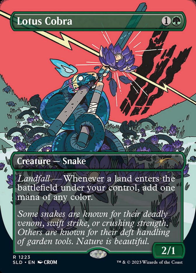 Lotus Cobra (Borderless) [Secret Lair Drop Series] | GnG Games