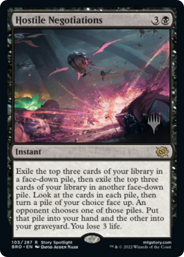 Hostile Negotiations (Promo Pack) [The Brothers' War Promos] | GnG Games