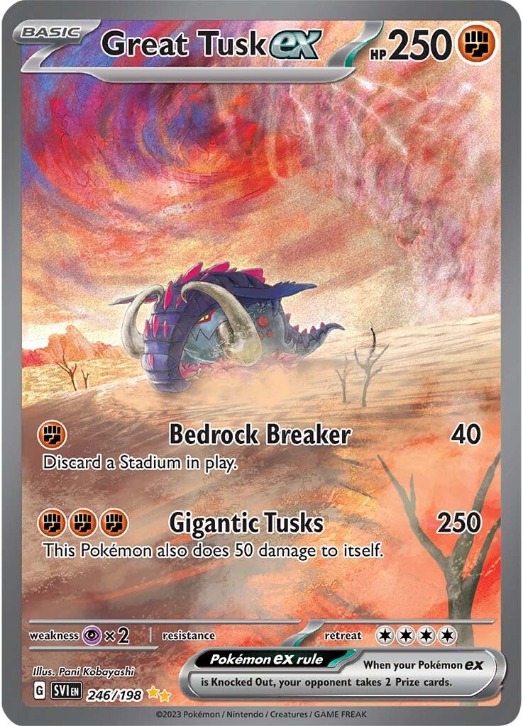 Great Tusk ex (246/198) [Scarlet & Violet: Base Set] | GnG Games