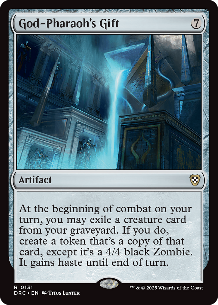 God-Pharaoh's Gift [Aetherdrift Commander] | GnG Games