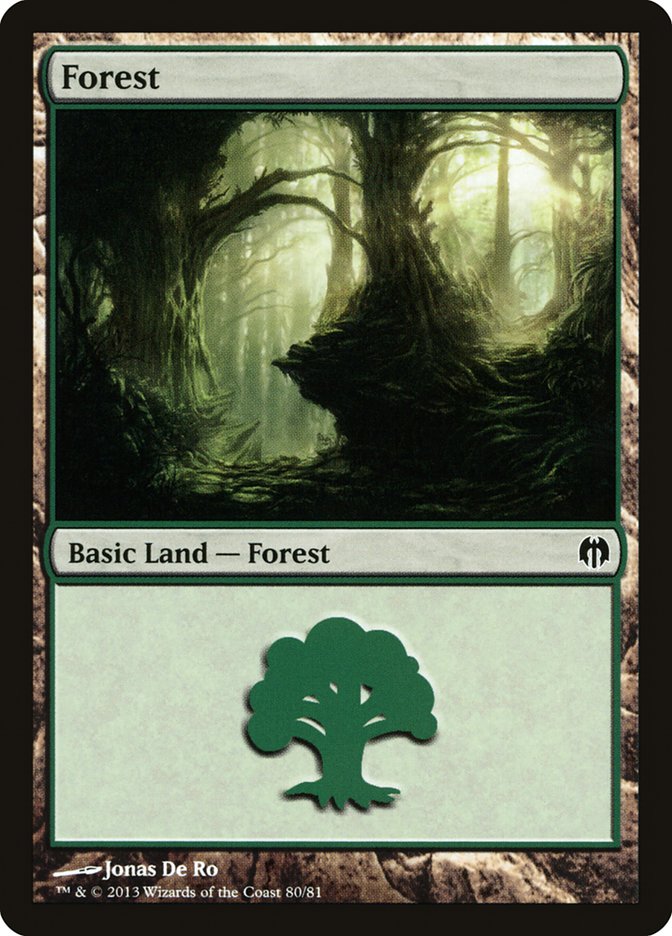 Forest (80) [Duel Decks: Heroes vs. Monsters] | GnG Games