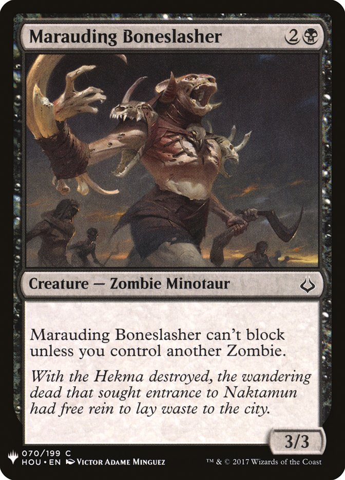 Marauding Boneslasher [Mystery Booster] | GnG Games