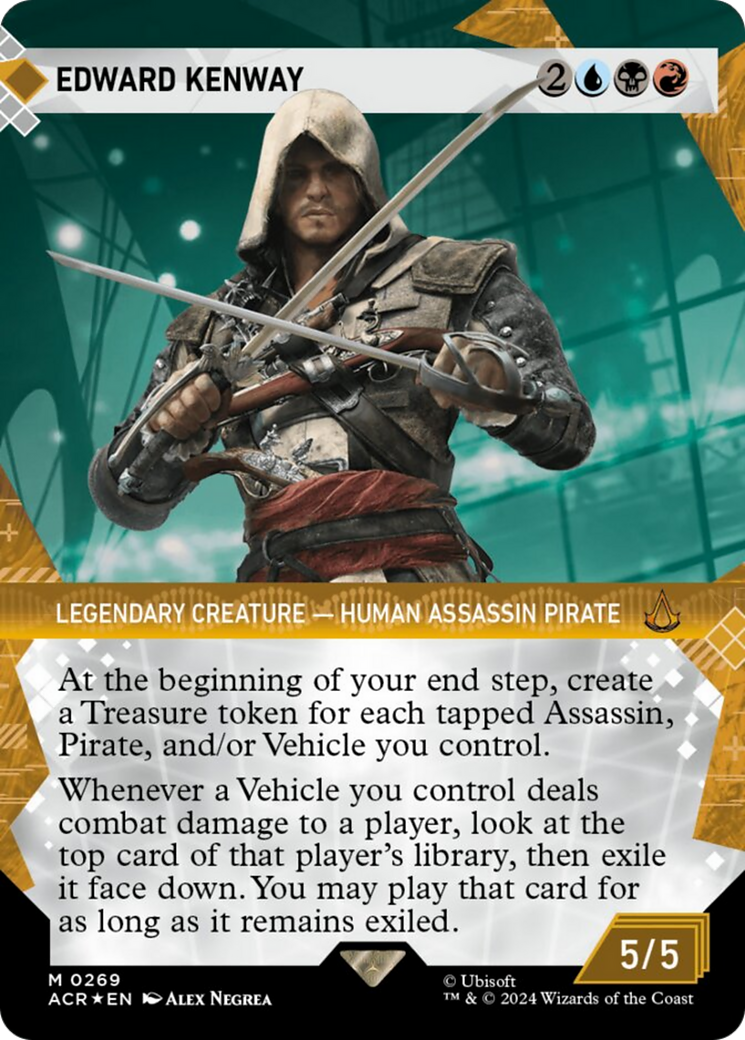 Edward Kenway (Showcase) (Textured Foil) [Assassin's Creed] | GnG Games