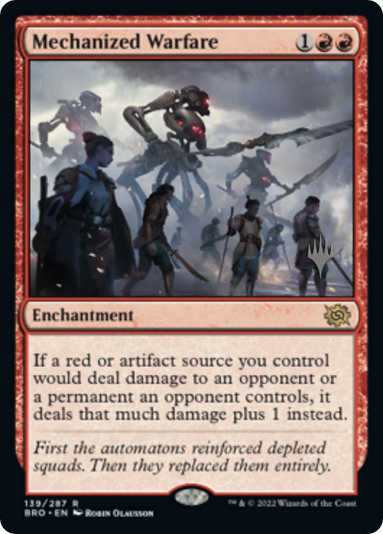 Mechanized Warfare (Promo Pack) [The Brothers' War Promos] | GnG Games