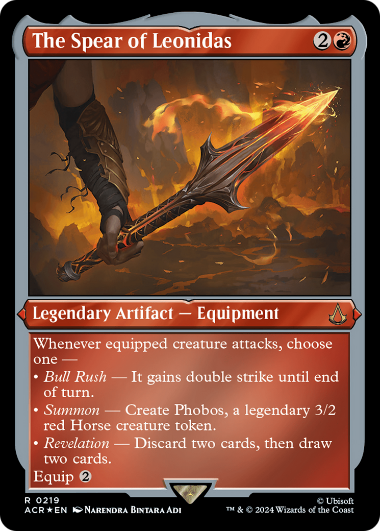 The Spear of Leonidas (Foil Etched) [Assassin's Creed] | GnG Games