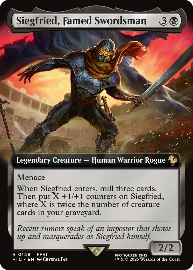 Siegfried, Famed Swordsman (Extended Art) [FINAL FANTASY Commander] | GnG Games
