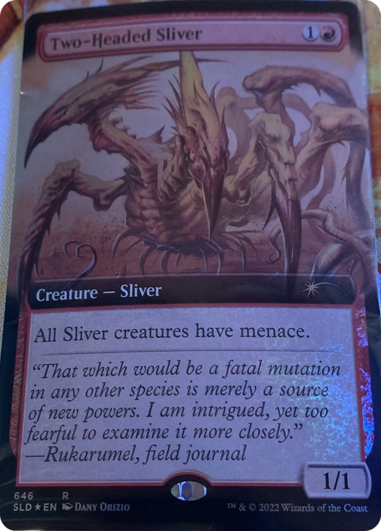 Two-Headed Sliver (Extended Art) [Secret Lair Drop Promos] | GnG Games