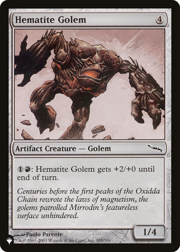 Hematite Golem [The List] | GnG Games