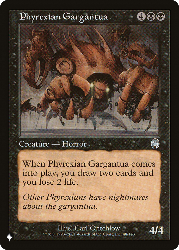 Phyrexian Gargantua [The List] | GnG Games