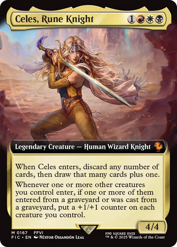 Celes, Rune Knight (Extended Art) [FINAL FANTASY Commander] | GnG Games