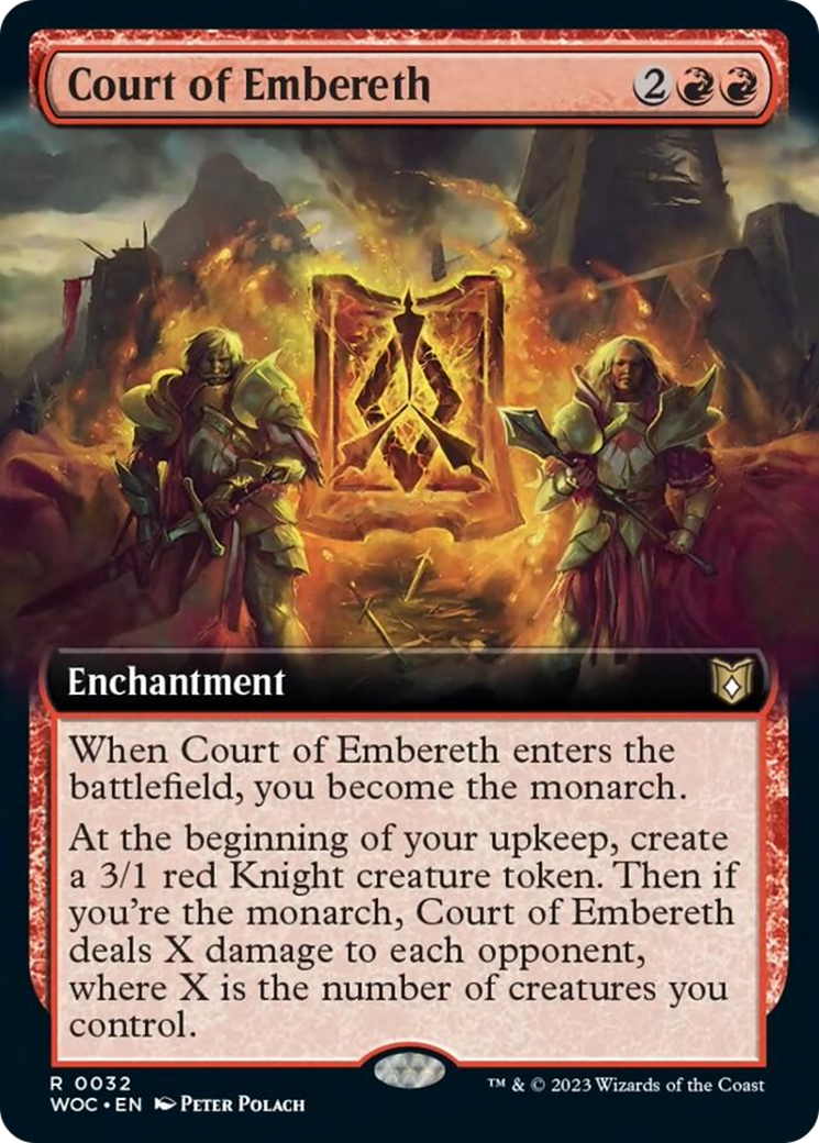Court of Embereth (Extended Art) [Wilds of Eldraine Commander] | GnG Games