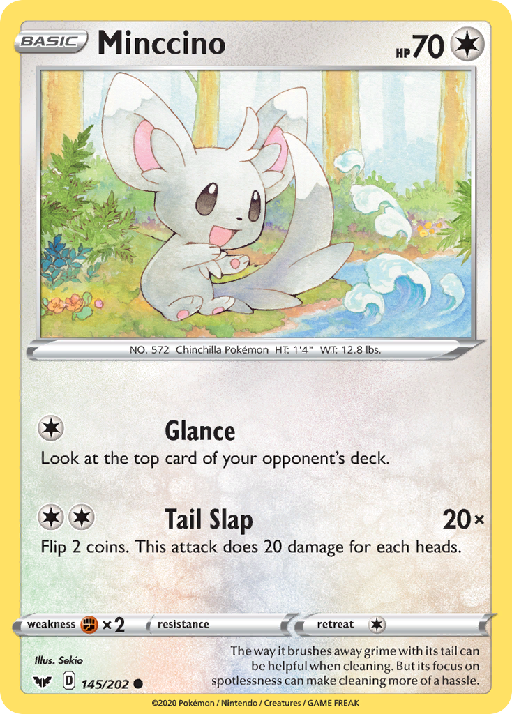 Minccino (145/202) [Sword & Shield: Base Set] | GnG Games