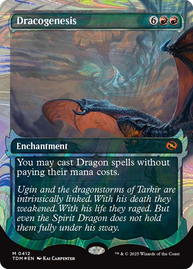 Dracogenesis (0412) (Showcase) (Halo Foil) [Tarkir: Dragonstorm] | GnG Games