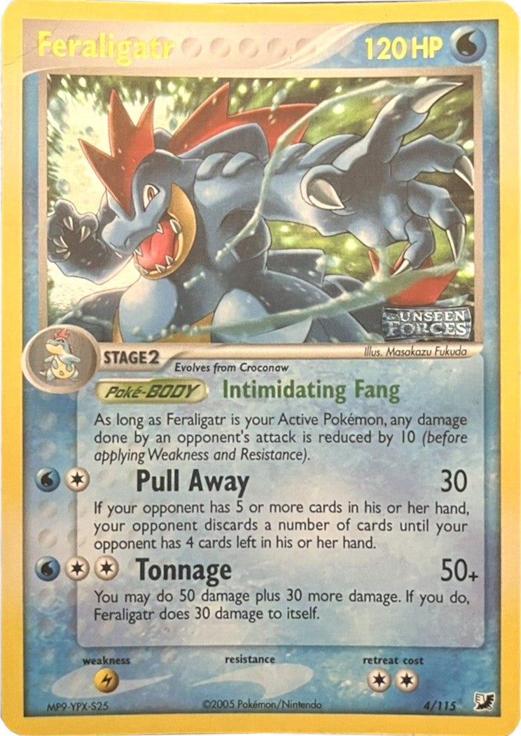 Feraligatr (4/115) (Stamped) [EX: Unseen Forces] | GnG Games