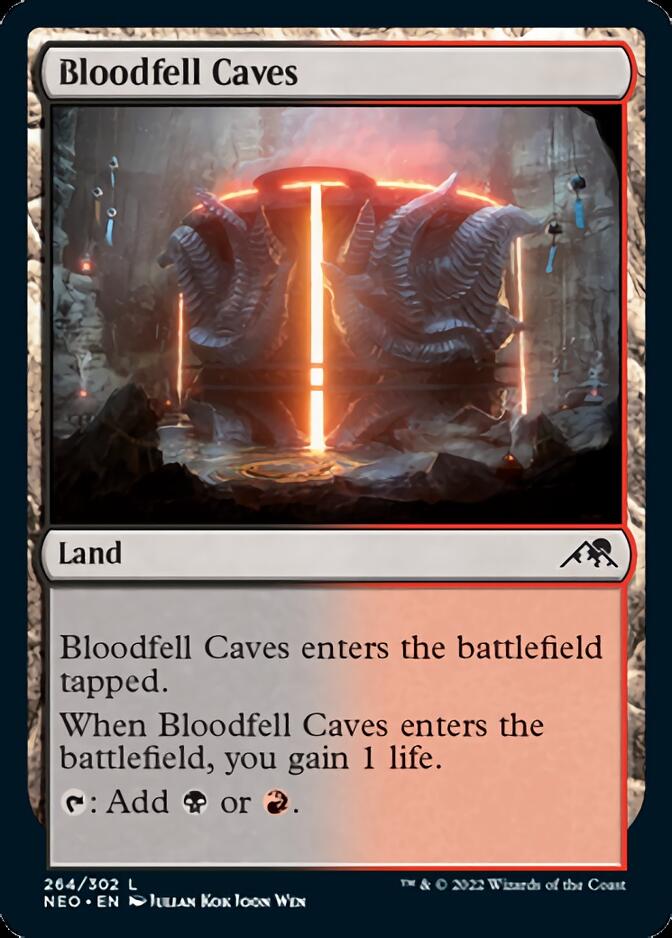 Bloodfell Caves [Kamigawa: Neon Dynasty] | GnG Games