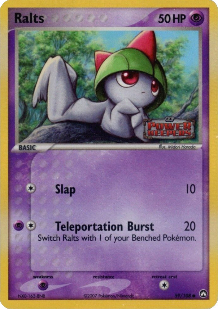 Ralts (59/108) (Stamped) [EX: Power Keepers] | GnG Games