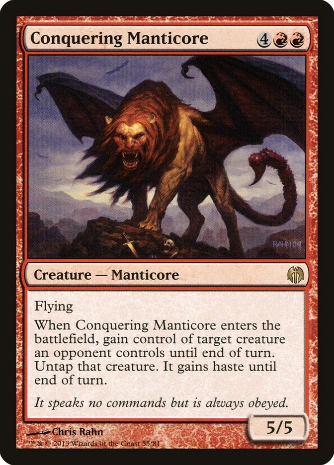 Conquering Manticore [Duel Decks: Heroes vs. Monsters] | GnG Games