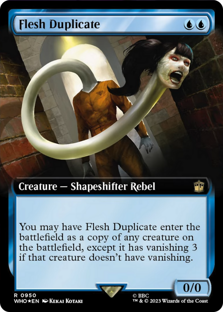 Flesh Duplicate (Extended Art) (Surge Foil) [Doctor Who] | GnG Games