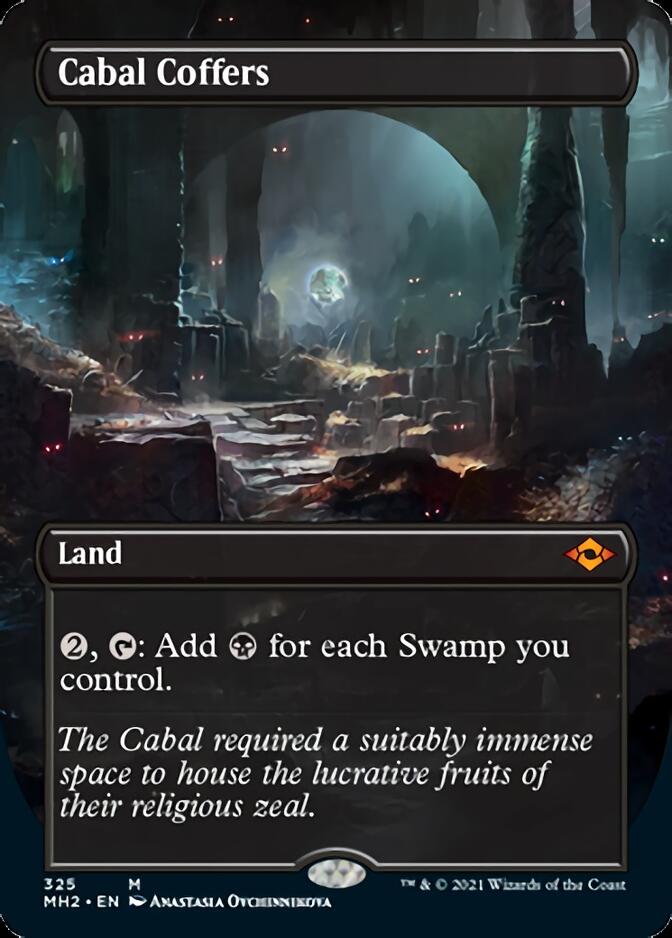 Cabal Coffers (Borderless Alternate Art) [Modern Horizons 2] | GnG Games