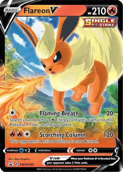 Flareon V (SWSH149) [Sword & Shield: Black Star Promos] | GnG Games