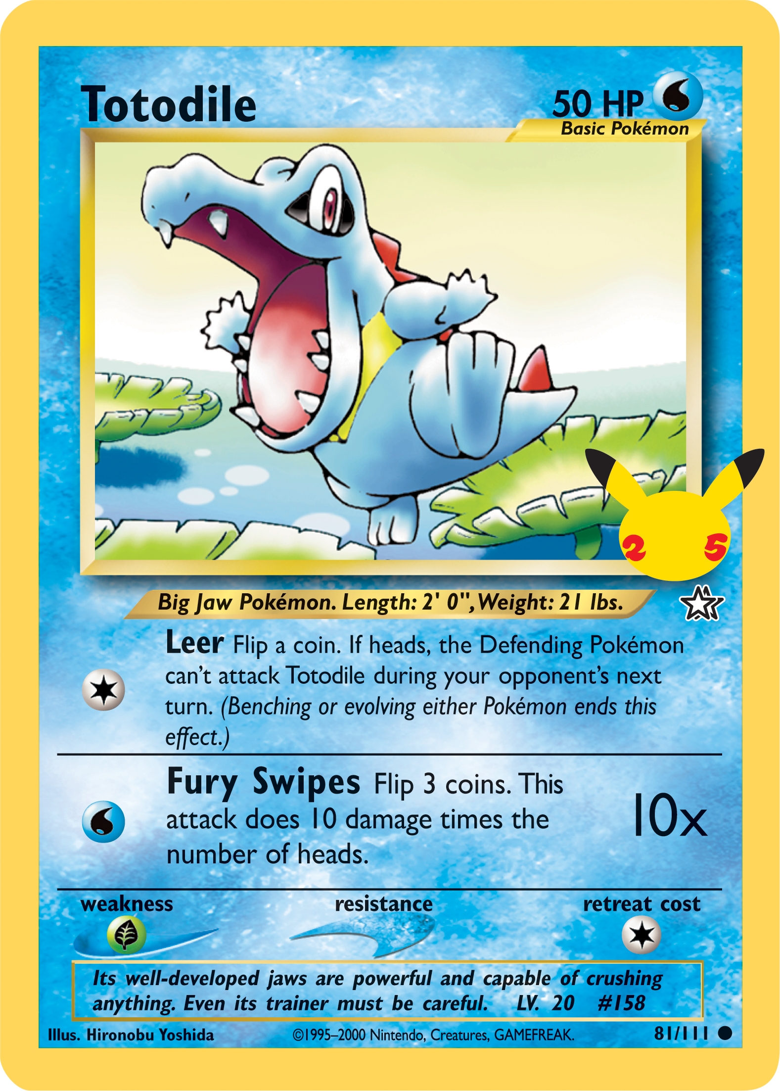 Totodile (81/111) (Jumbo Card) [First Partner Pack] | GnG Games