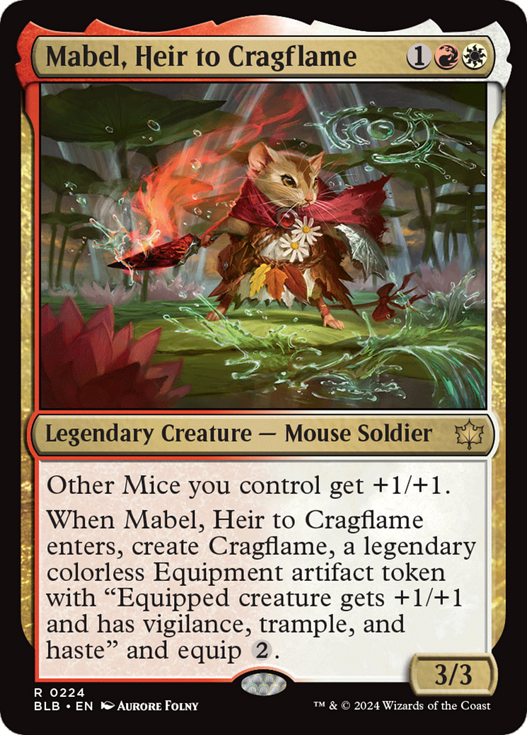 Mabel, Heir to Cragflame [Bloomburrow] | GnG Games