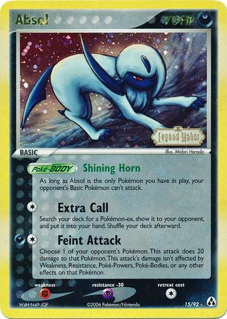 Absol (15/92) (Stamped) [EX: Legend Maker] | GnG Games