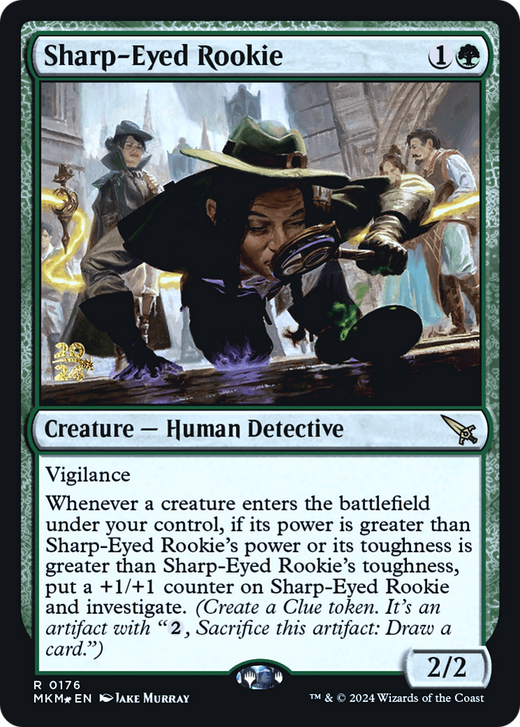 Sharp-Eyed Rookie [Murders at Karlov Manor Prerelease Promos] | GnG Games