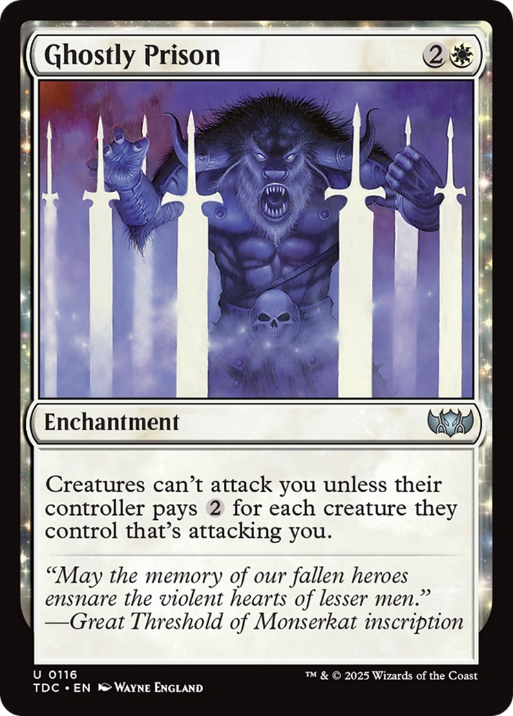 Ghostly Prison [Tarkir: Dragonstorm Commander] | GnG Games