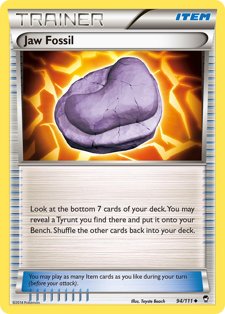 Jaw Fossil (94/111) [XY: Furious Fists] | GnG Games