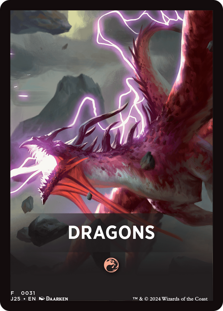 Dragons Theme Card [Foundations Jumpstart Front Cards] | GnG Games