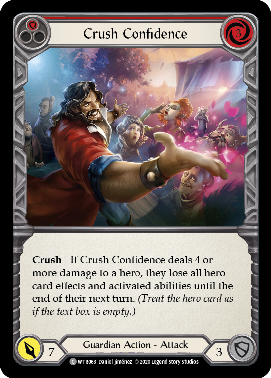 Crush Confidence (Red) [U-WTR063] (Welcome to Rathe Unlimited)  Unlimited Normal | GnG Games