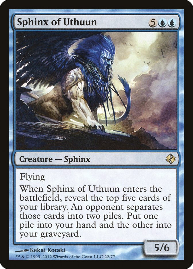 Sphinx of Uthuun [Duel Decks: Venser vs. Koth] | GnG Games