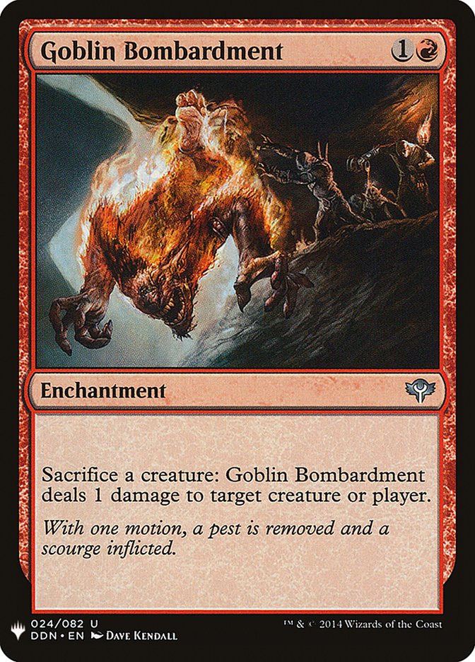 Goblin Bombardment [Mystery Booster] | GnG Games