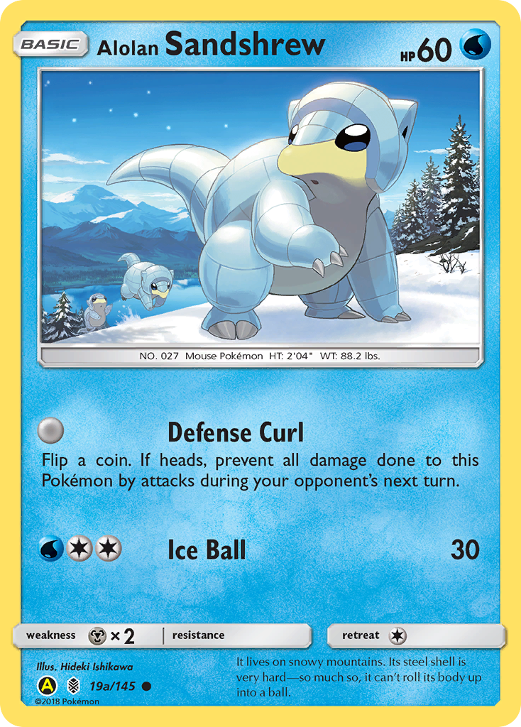 Alolan Sandshrew (19a/145) [Alternate Art Promos] | GnG Games