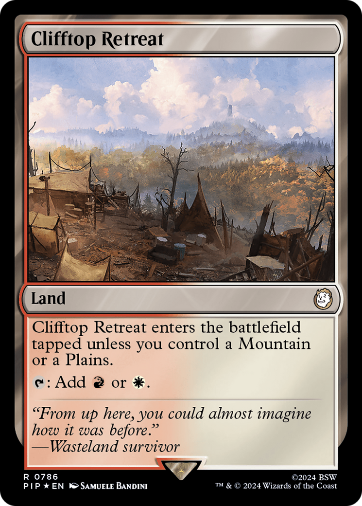 Clifftop Retreat (Surge Foil) [Fallout] | GnG Games