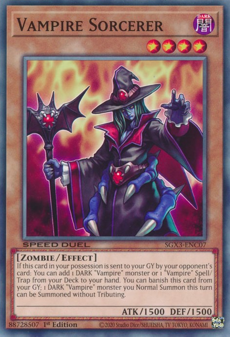 Vampire Sorcerer [SGX3-ENC07] Common | GnG Games